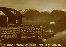 Chile 1948-Baiha de Paulla y Muelle