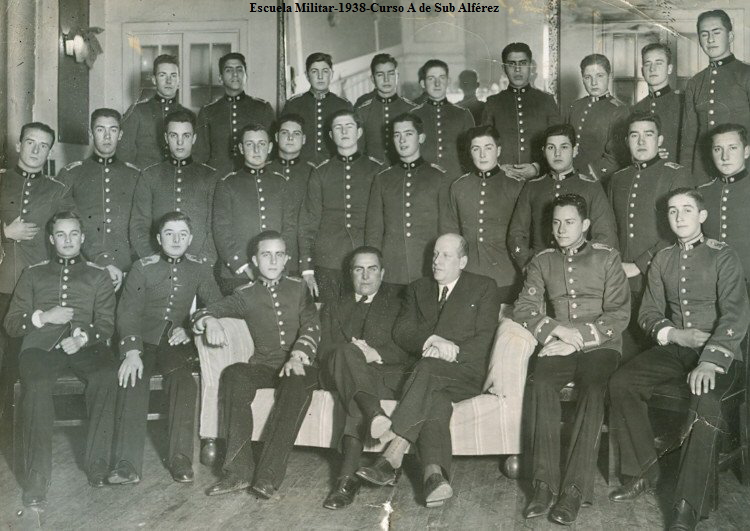 Escuela Militar-1938-Curso A de Sub Alférez