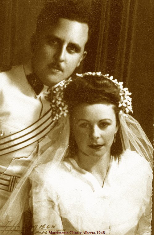 Matrimonio Clina y Alberto-1948