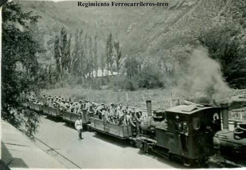 Regimiento Ferrocarrileros-tren