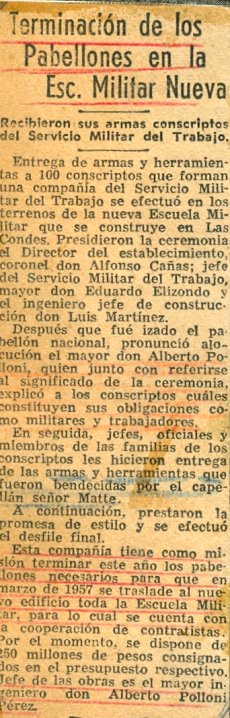 Escuela Militar 1957 
