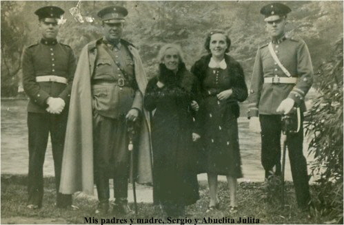 Mis padres Sergio y Abuelita Julita