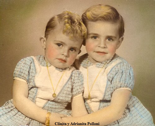 Clinita y Adrianita Polloni 