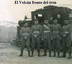 El Volcn frente del tren 