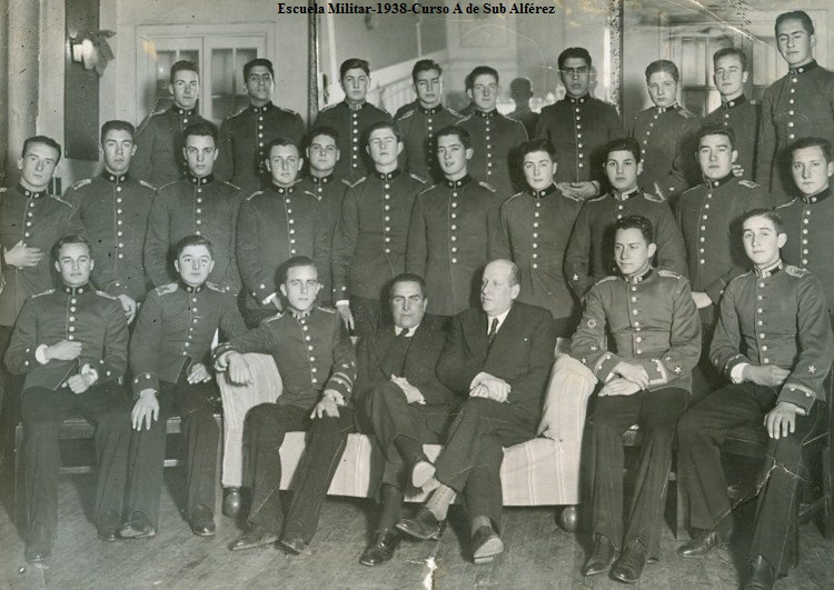 Escuela Militar-1938-Curso A de Sub Alfrez