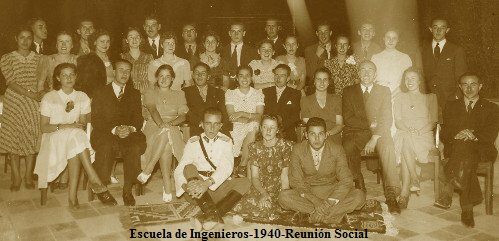 Escuela de Ingenieros-1940-Reunin Social