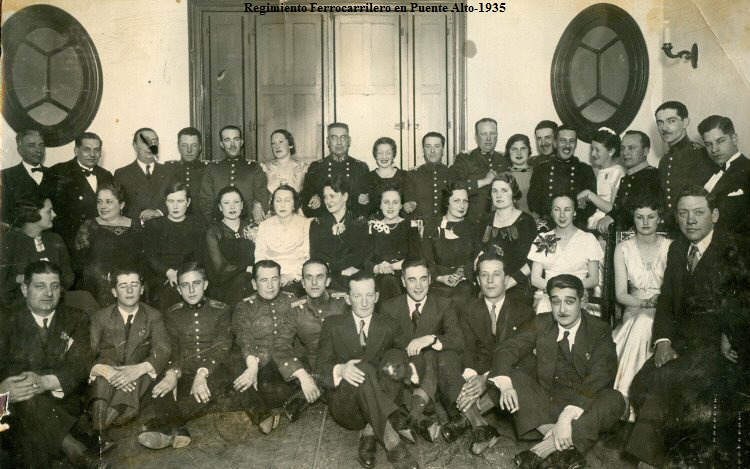 Regimiento Ferrocarrilero en Puente Alto-1935