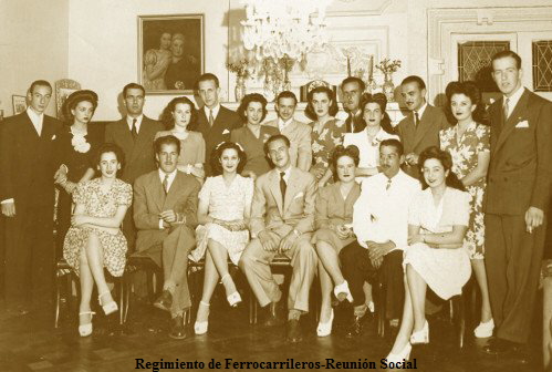 Regimiento de Ferrocarrileros-Reunin Social
