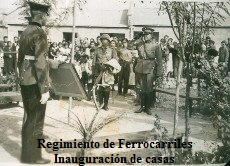 Regimiento de Ferrocarriles-Inauguracin de casas